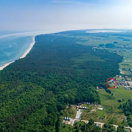 Dom W Rusinowie Ferienhaus Rusinowo (Slawno)